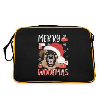 Joyeux Noël Leonberg - Sac Retro - noir/or - Dos
