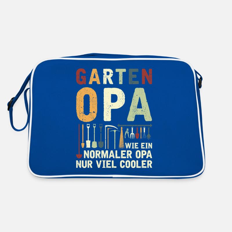 Garten Opa Lustiger Gärtner Opa Retro Tasche