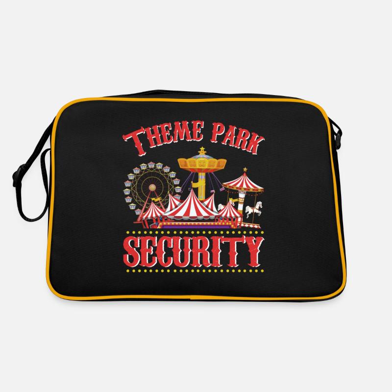 Parc à thème amusant Sécurité Parents Garçons Sac Retro