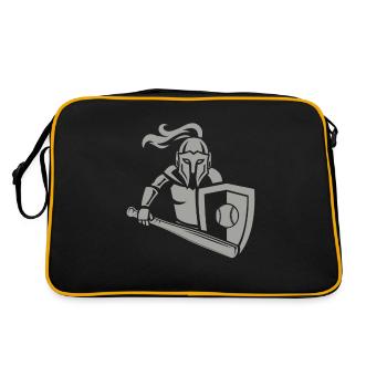 Medieval Knight Baseball - Retro Bag - black/gold - Back