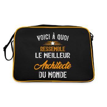 Voici à quoi ressemble le meilleur Architecte - Sac Retro - noir/or - Dos