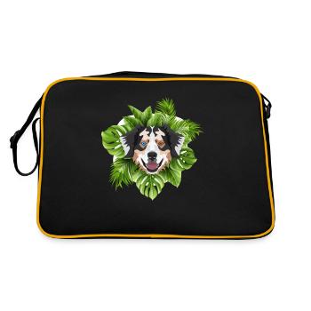 Tropical Australian Shepherd - Retro Bag - black/gold - Back