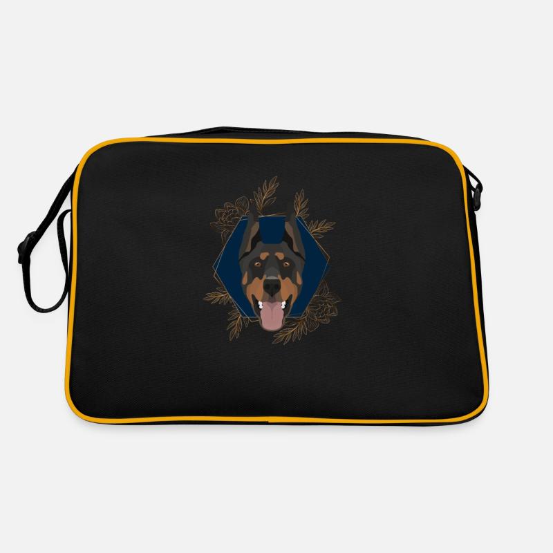 Golden Dog Doberman Retro Bag