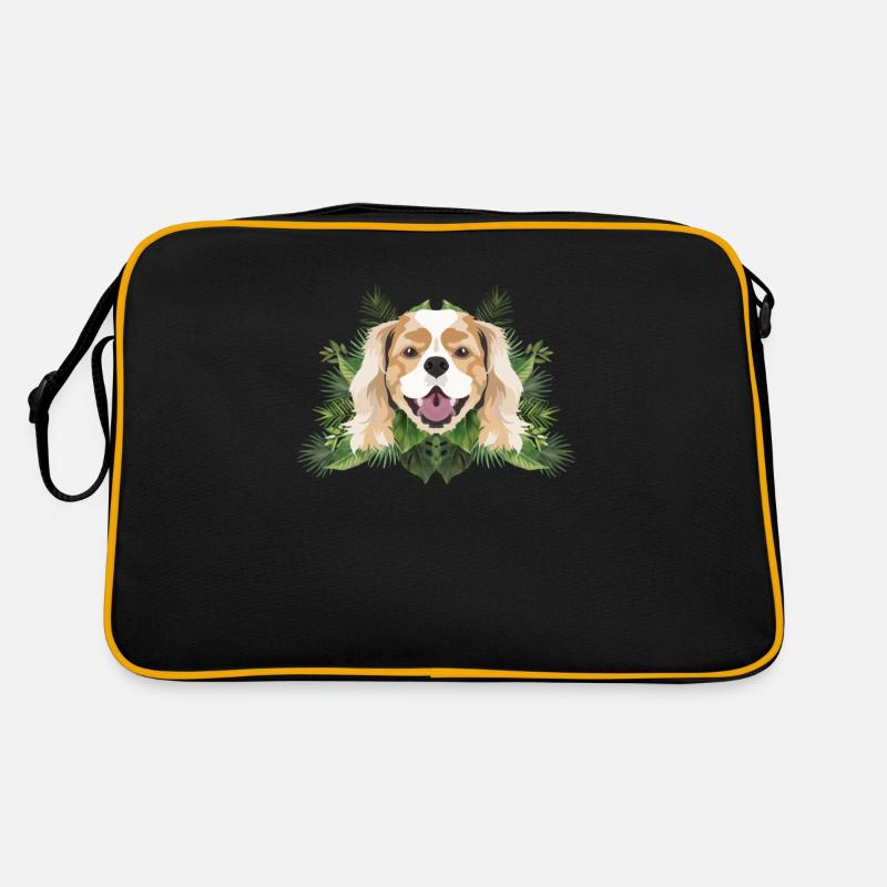 Tropical Cavalier King Charles Spaniel Sac Retro