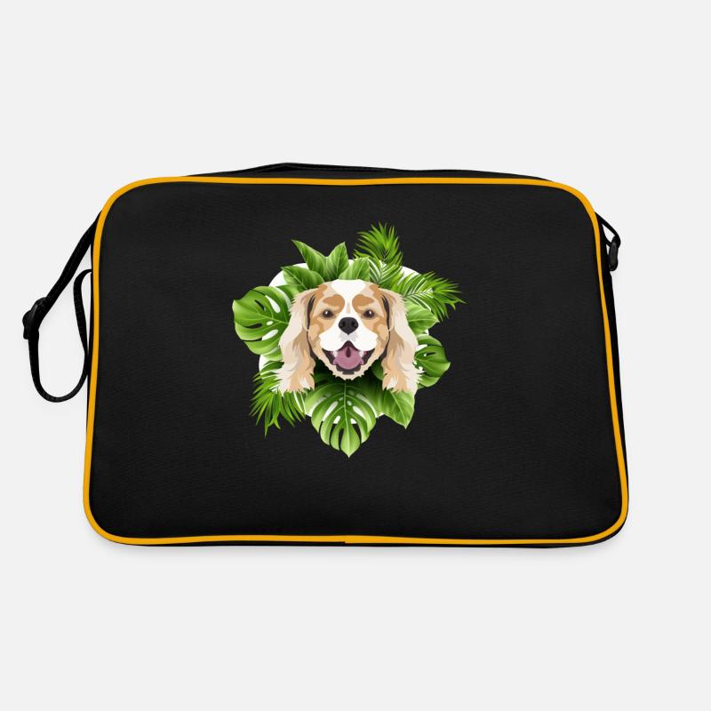 Tropical Cavalier King Charles Spaniel Sac Retro