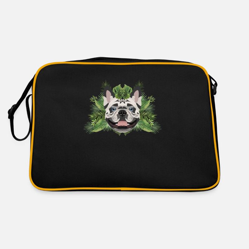 Bouledogue Français tropical Sac Retro