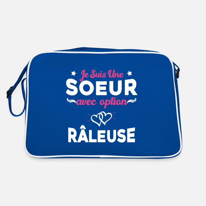 Je suis une soeur avec option Râleuse Sac Retro