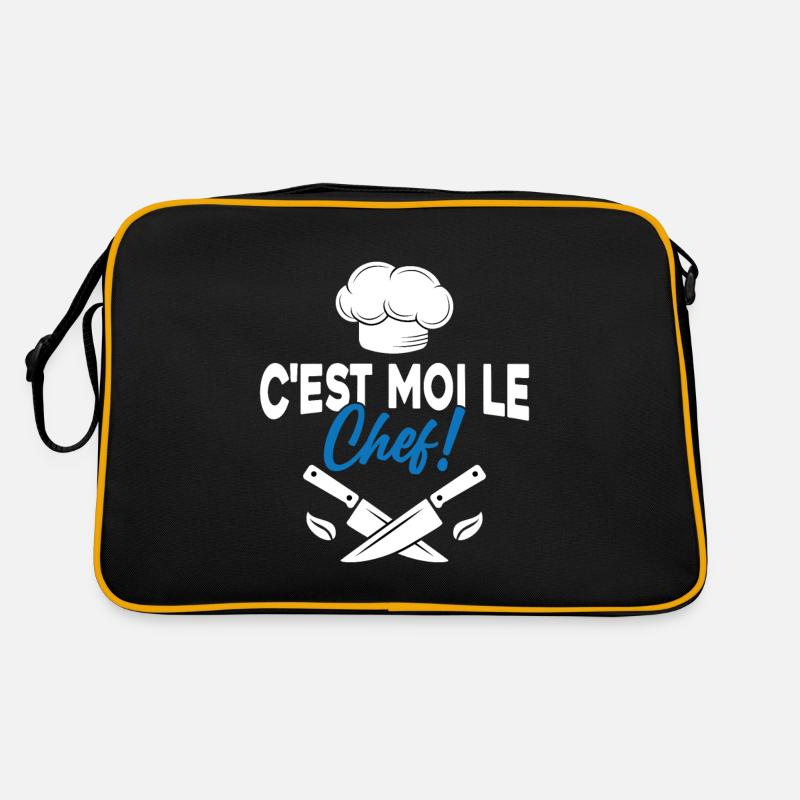 C'est moi le chef Toque de cuisinier Sac Retro