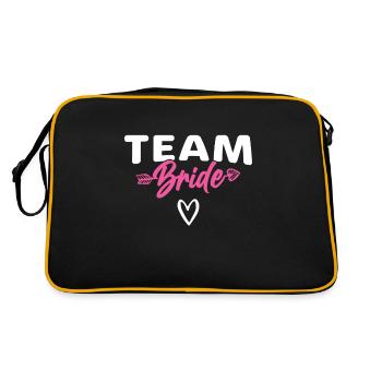 Team Braut Bride - Sac Retro - noir/or - Dos