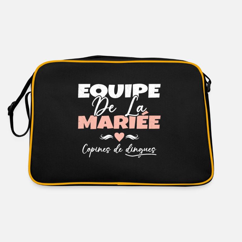 Equipe de la mariée copines de dingues Sac Retro