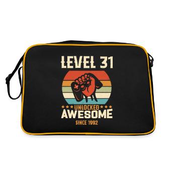 Level 31 complete 1992 Birthday Gift - Retro Bag - black/gold - Back