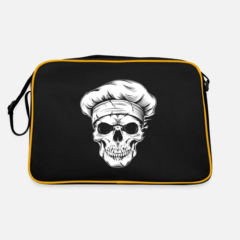 Chef Totenkopf Koch Sac Retro