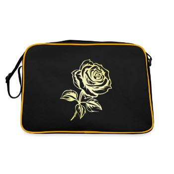 L’amour en or rose - Sac Retro - noir/or - Dos
