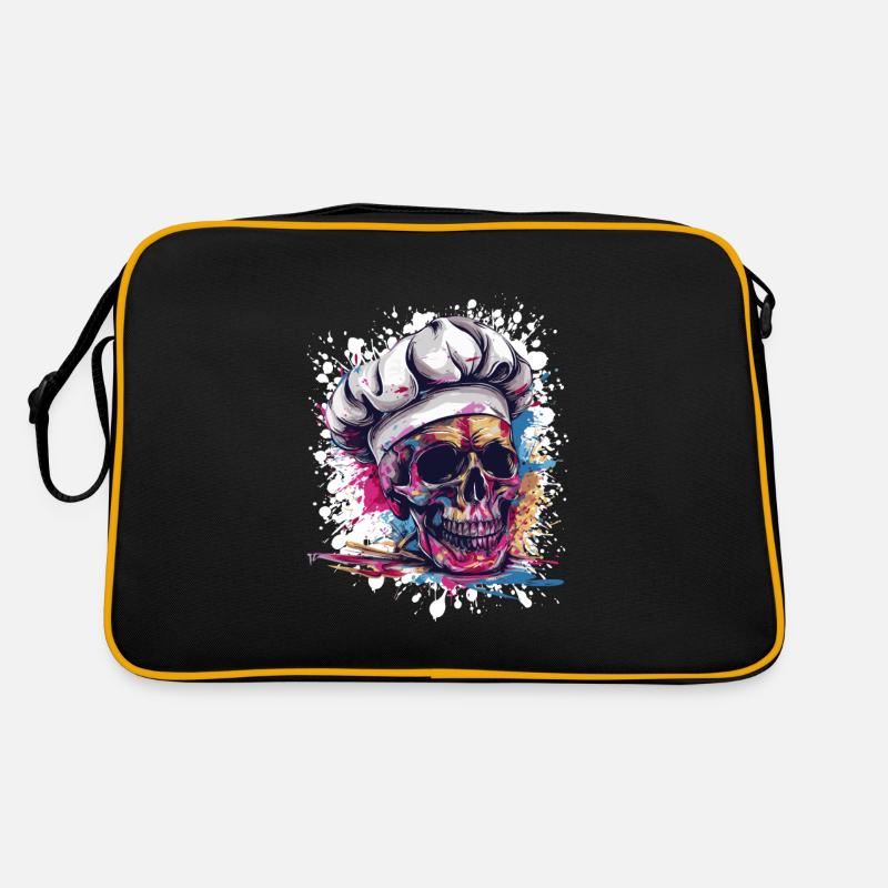 Chef Chef Skull Retro Bag