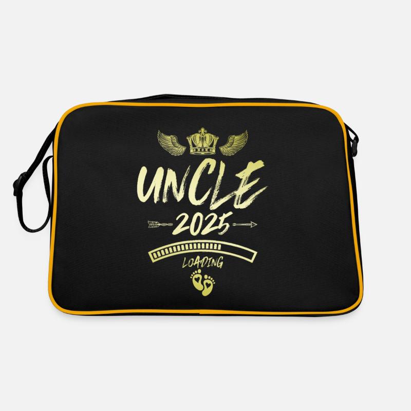 Onkel 2025 Loading Spruch Retro Tasche