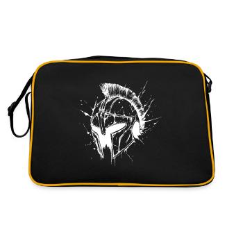 Casque Spartan Warrior - Sac Retro - noir/or - Dos