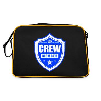 Crew Member - Retro Bag - black/gold - Back