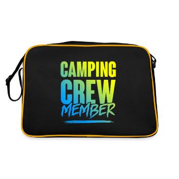 Équipe de camping - Sac Retro - noir/or - Dos