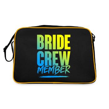 Équipage de la mariée - Sac Retro - noir/or - Dos