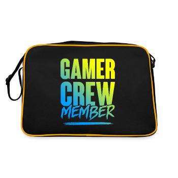 Équipe de joueurs - Sac Retro - noir/or - Dos
