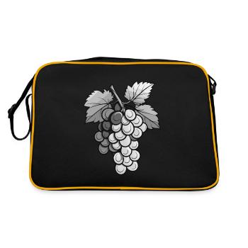 Raisins - Sac Retro - noir/or - Dos