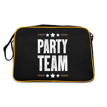 Équipe du parti - Sac Retro - noir/or - Dos