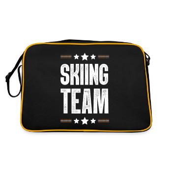 Skiing Team - Retro Bag - black/gold - Back