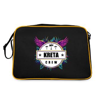 Crète Crew Tropical - Sac Retro - noir/or - Dos