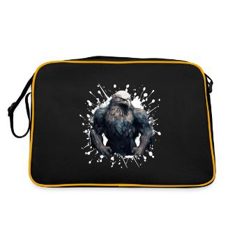 Eagle Muscles Musculation Bête - Sac Retro - noir/or - Dos