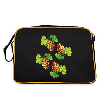 Raisins Fruits - Sac Retro - noir/or - Dos