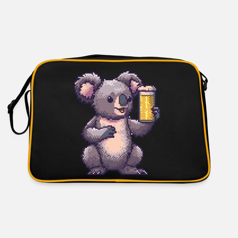 Bière Koala Pixel Sac Retro