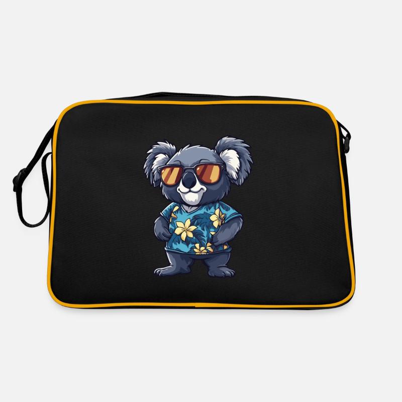 Koala Comic Lustig Sommer Retro Tasche