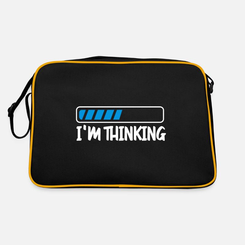 I'm Thinking Informatiker Programmierer Computer Retro Tasche