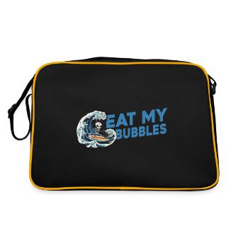 Surfing Surfer Surfer - Retro Bag - black/gold - Back
