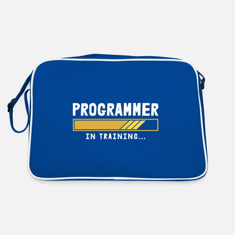 Programmierer Coder Software Entwickler Retro Tasche