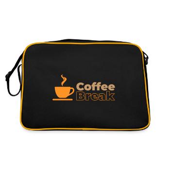 Pause-café - Sac Retro - noir/or - Dos