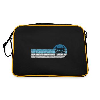 Véhicule tout-terrain 4wd 4x4 AWD 4wheeler cadeau offroad - Sac Retro - noir/or - Dos