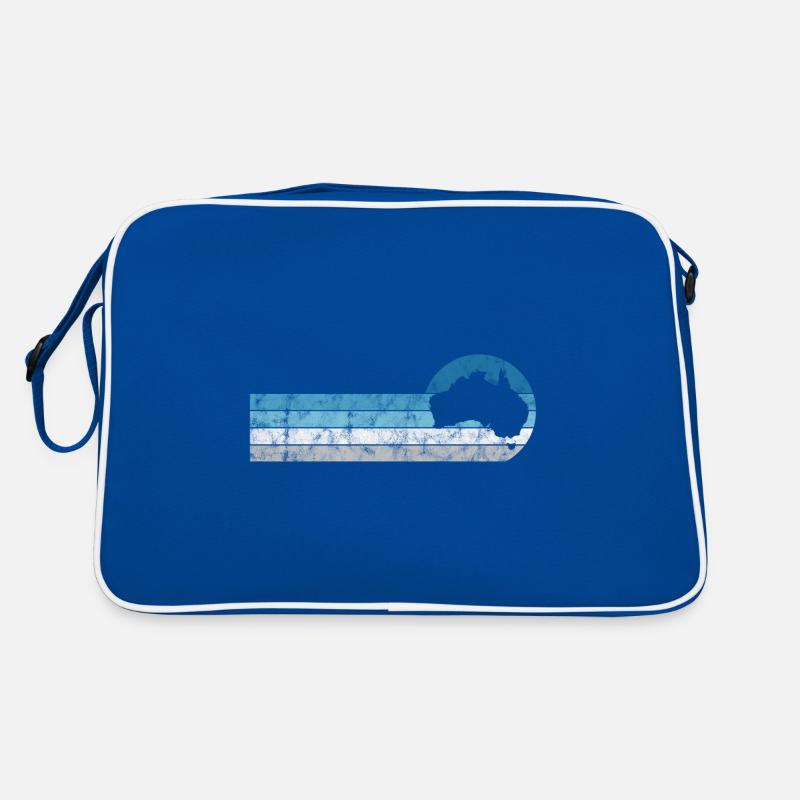 Australia Continent Retro Outback Gift Map Retro Bag