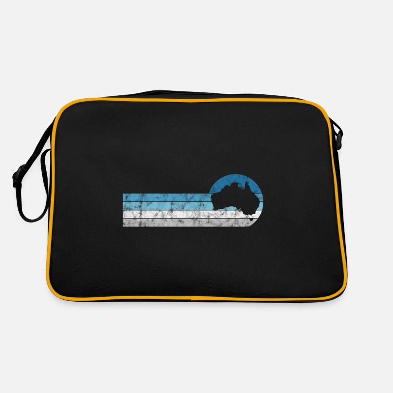 Australien Kontinent Retro Outback Geschenk Karte Retro Tasche
