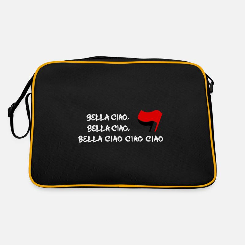 antifa flag flag Retro Bag