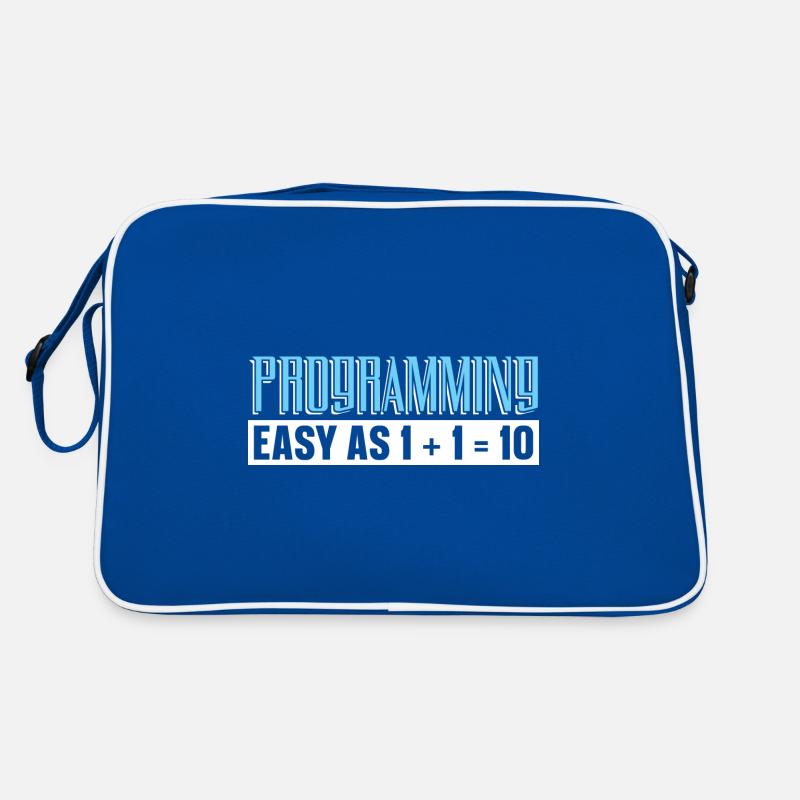 Programmierer Coder Software Entwickler Retro Tasche
