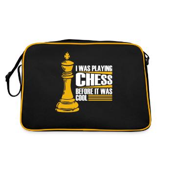 Chess chess piece - Retro Bag - black/gold - Back