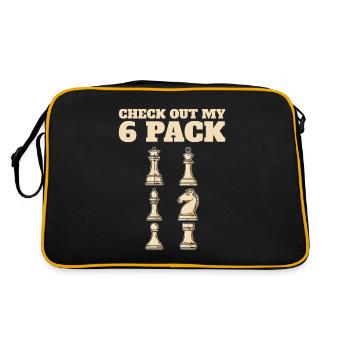 Chess chess piece - Retro Bag - black/gold - Back