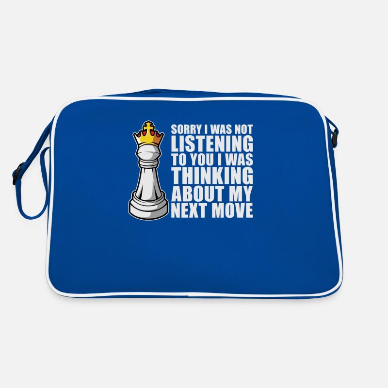 Schach Schachfigur Retro Tasche