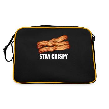Bacon Bacon Petit déjeuner - Sac Retro - noir/or - Dos