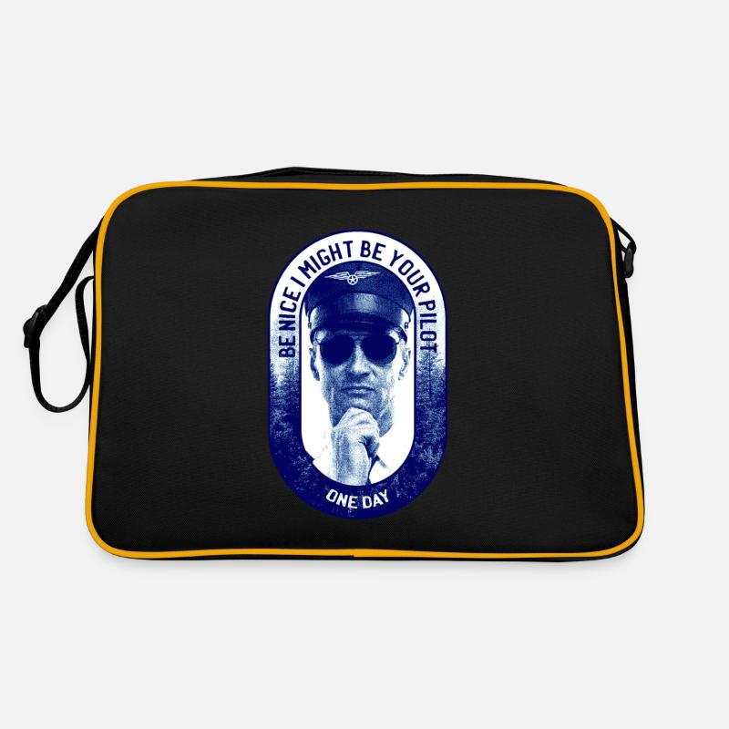 Airplane Pilot Pilot Pilot Pilot Retro Bag