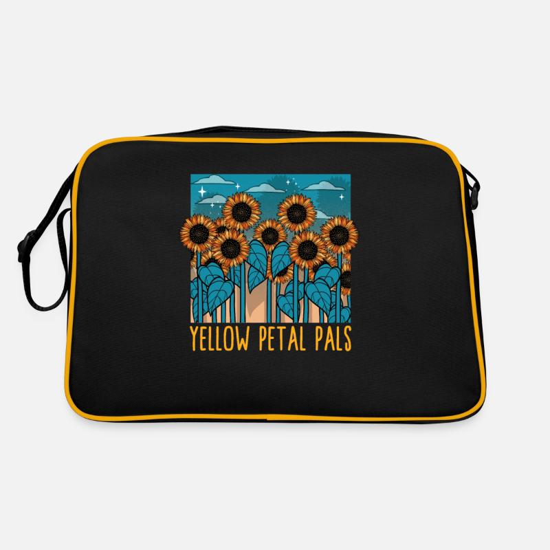 Hobbygärtner Sonnenblume Garten Gärtner Retro Tasche