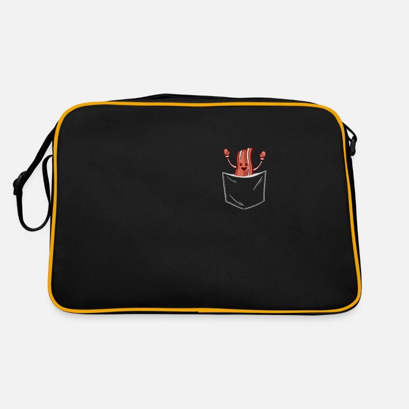 Bacon Bacon Petit déjeuner Sac Retro