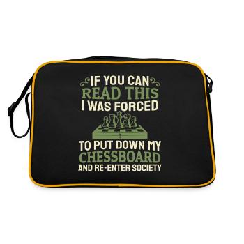 Chess chess piece - Retro Bag - black/gold - Back