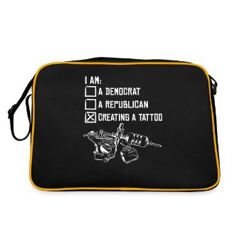 Tatouage Tatouage Art Tatoueur - Sac Retro - noir/or - Dos